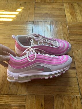 Nike Air Max 97 Mens Pink Sneakers size 8.5